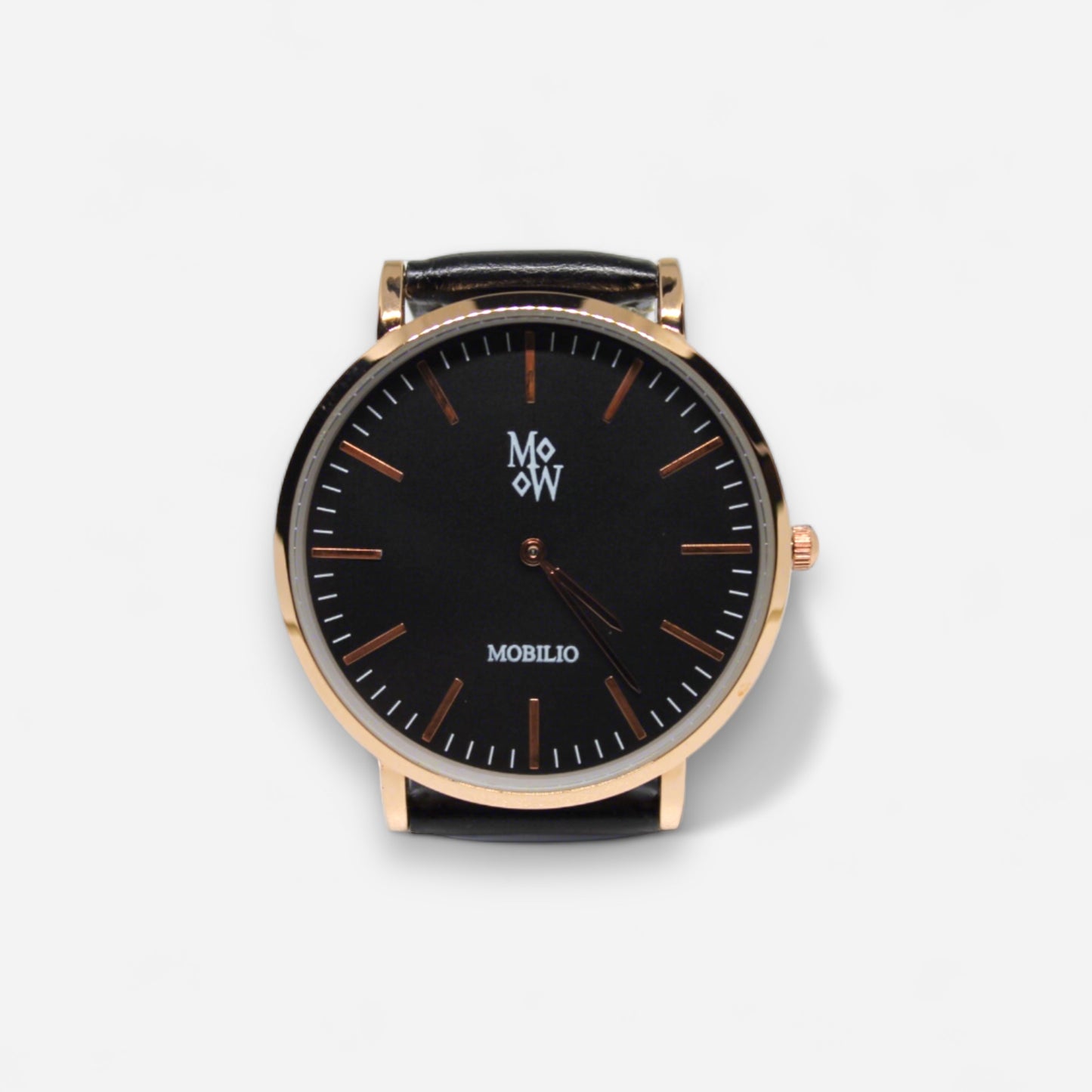 Classico Rose Gold & Black - The Mobilio Watch Company