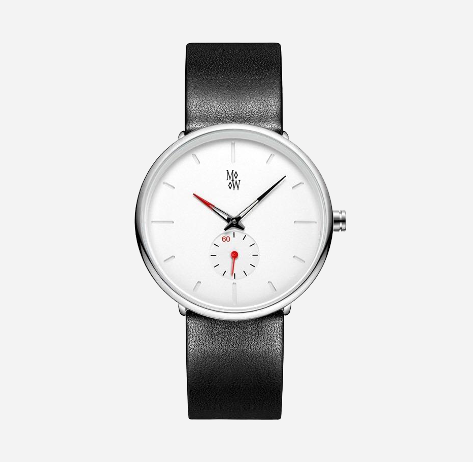 Limited Edition Toronto White With Red Accent - The Mobilio Watch Company