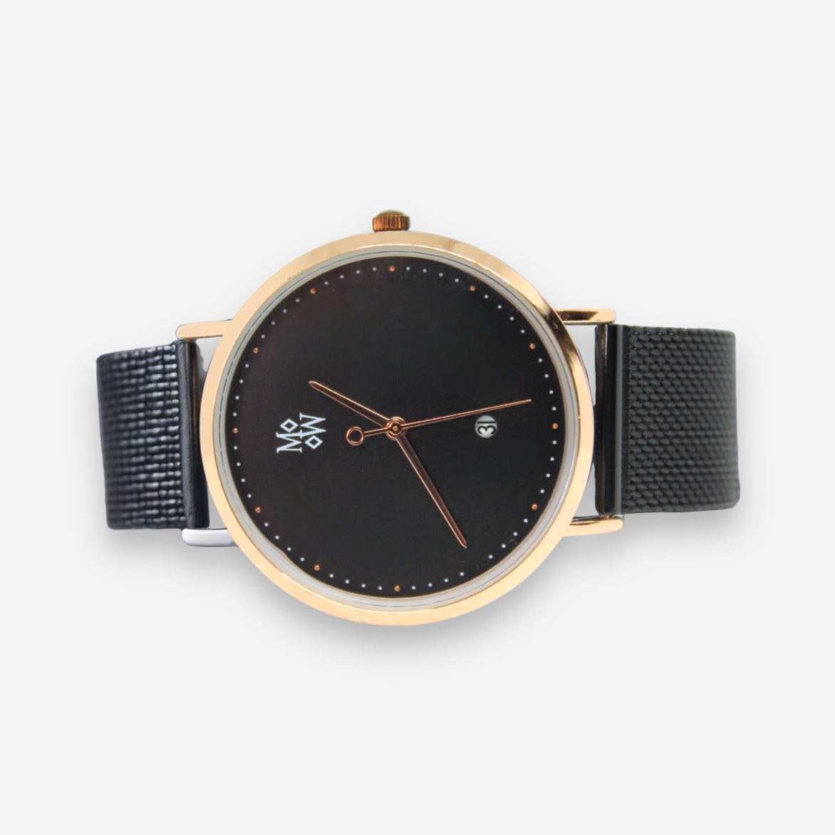 Forte Rose Gold & Black - The Mobilio Watch Company