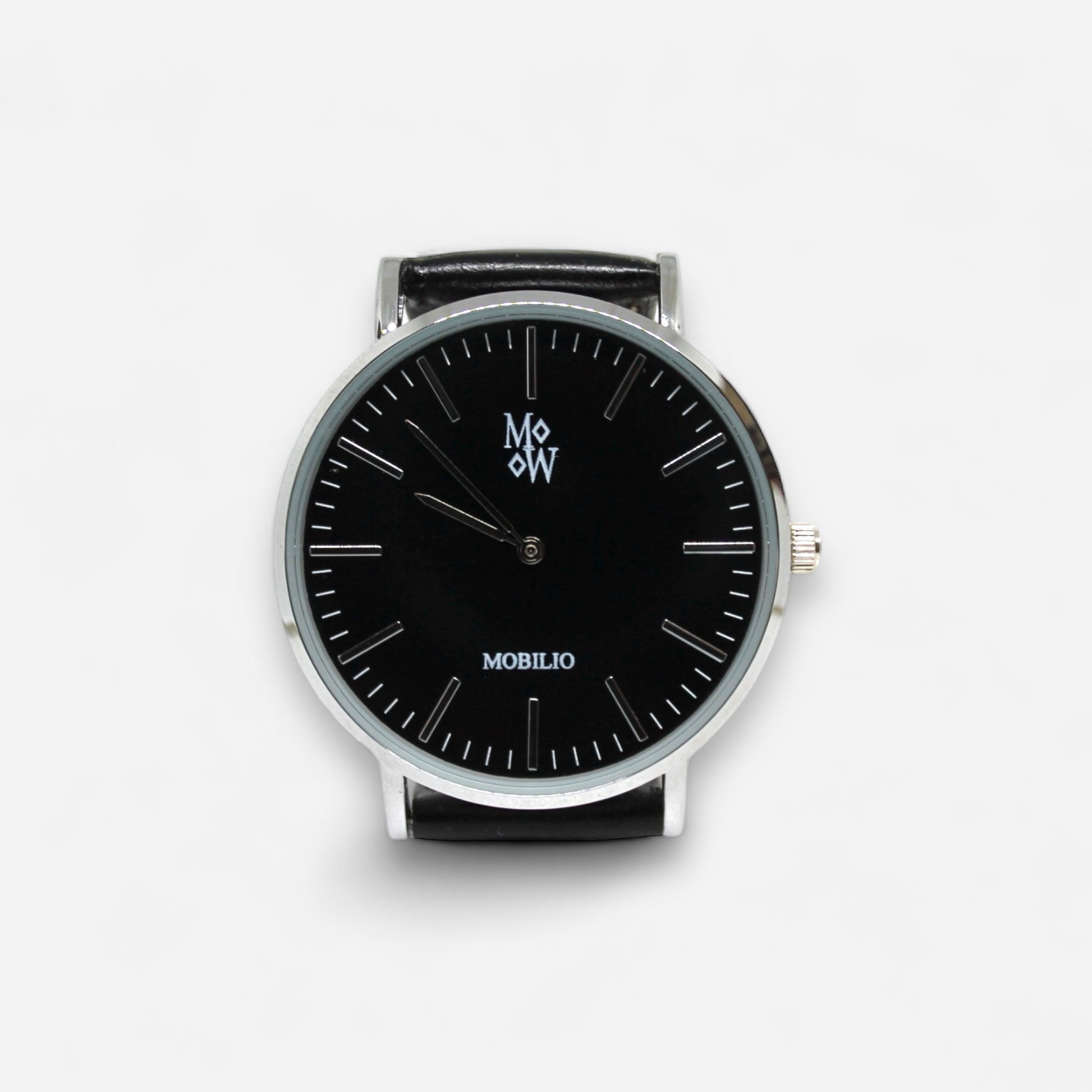 Classico Silver & Black - The Mobilio Watch Company