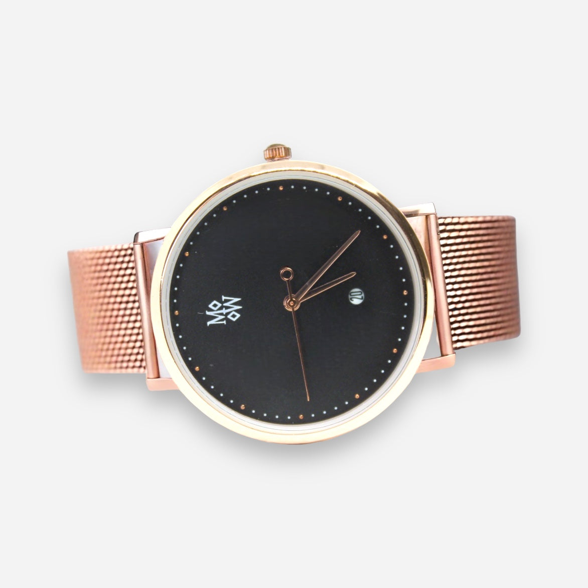 Forte Rose Gold & Black - The Mobilio Watch Company