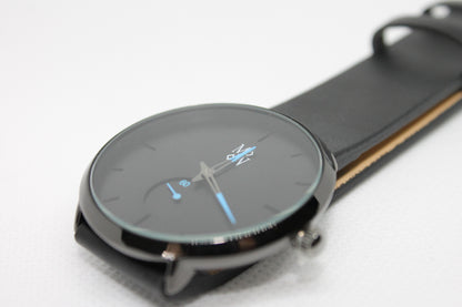 Limited Edition Toronto Black With Blue Accent - The Mobilio Watch Company